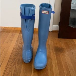 Hunter extended calf rain boots